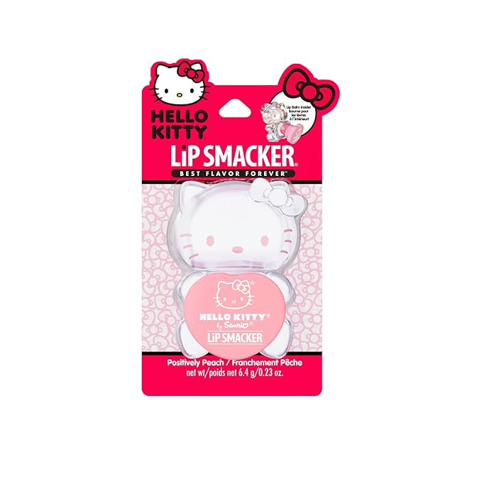 Lip Smacker Hello Kitty Peach-Flavored Gummy Lip Balm | Sanrio Collection | Gifts-VivaGrace Women