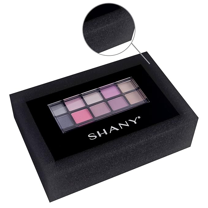 SHANY Fierce & Flawless All-in-One Makeup Set Compact with Mirror, 15 Eye Shadows, 2 Bronzers, 2 Blushes and 15 Lip/Eye Glosses, Makeup Applicators, Premium Giftable Packaging-VivaGrace Women