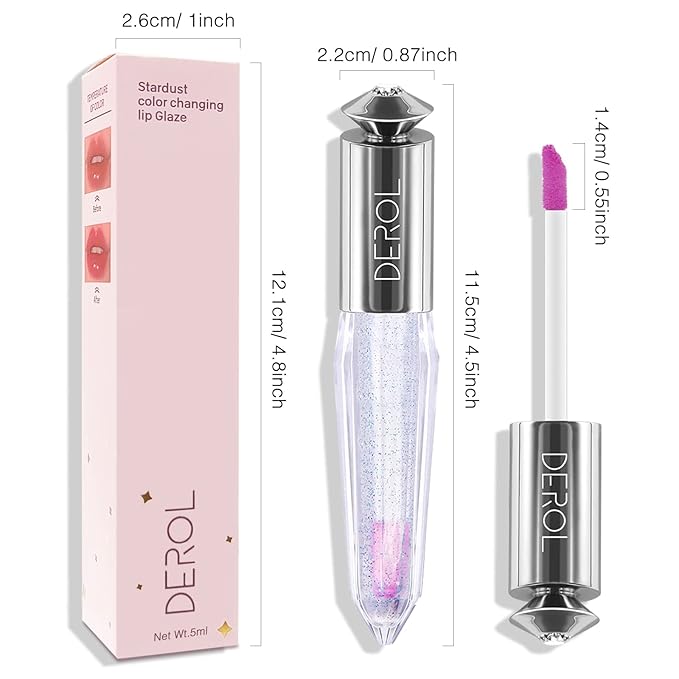Color Changing Clear Liquid Blush for Cheeks and Lips, Moisturizing Multi-use Rouge Blush Gel, Magic Tinted Balm Waterproof Transparent Cream Liquid Blush, Glossy Shiny Finish Korean Blush Makeup -5ml-VivaGrace Women