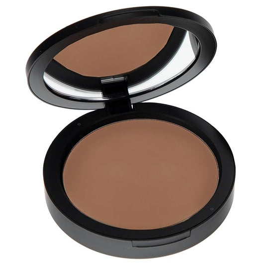 Mineral Dual Powder in Puddin' (Dark) | 4-in-1 Pressed Mineral Foundation with SPF 15 for Flawless Glow & Soft Looking Skin | Oil Free, Talc Free, Gluten Free | 0.45 Oz | by Mommy Makeup-VivaGrace Women