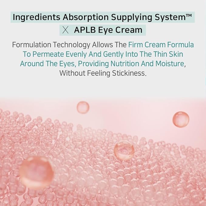 APLB Glutathione Niacinamide Eye Cream | LIPO GLUTA NIAC CEN™ 27.4% 0.68 FL.OZ/Korean Skincare, Eye cream for dark circles and puffiness, Improve elasticity & provide moisture around eye region-VivaGrace Women