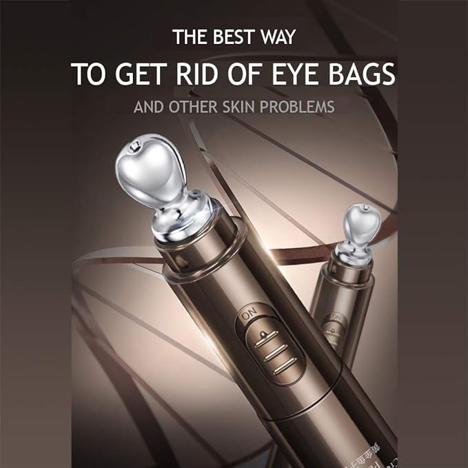 Eye Electro Vibro Purifying Cream Caviar Nettoyante Anti-Aging Removes Dark Circles Sodium Hyaluronate-VivaGrace Women