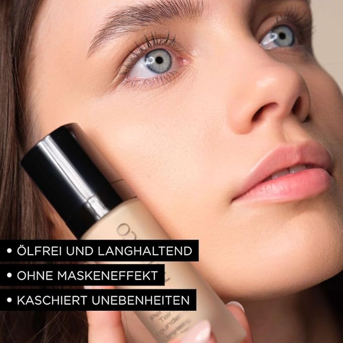ARTDECO Perfect Teint Foundation - Cool Cashew N°32 - Lightweight Liquid Formula - Medium to Full Coverage - Without Mask-Like Effect - Conceals Imperfections - Vegan Makeup - Hyaluron - 0.67 Fl Oz-VivaGrace Women