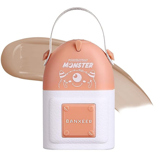 Concealer Moisturizing Gradient Foundation, Lightness Oil Control Long Lasting Waterproof Full Coverage Color Correcting Foundation-VivaGrace Women