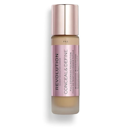 Makeup Revolution Conceal and Define Concealer, Full Coverage & Matte Finish, C4.5 for Fair/Light Skin Tones, Vegan & Cruelty-Free, 0.7 Fl Oz-VivaGrace Women