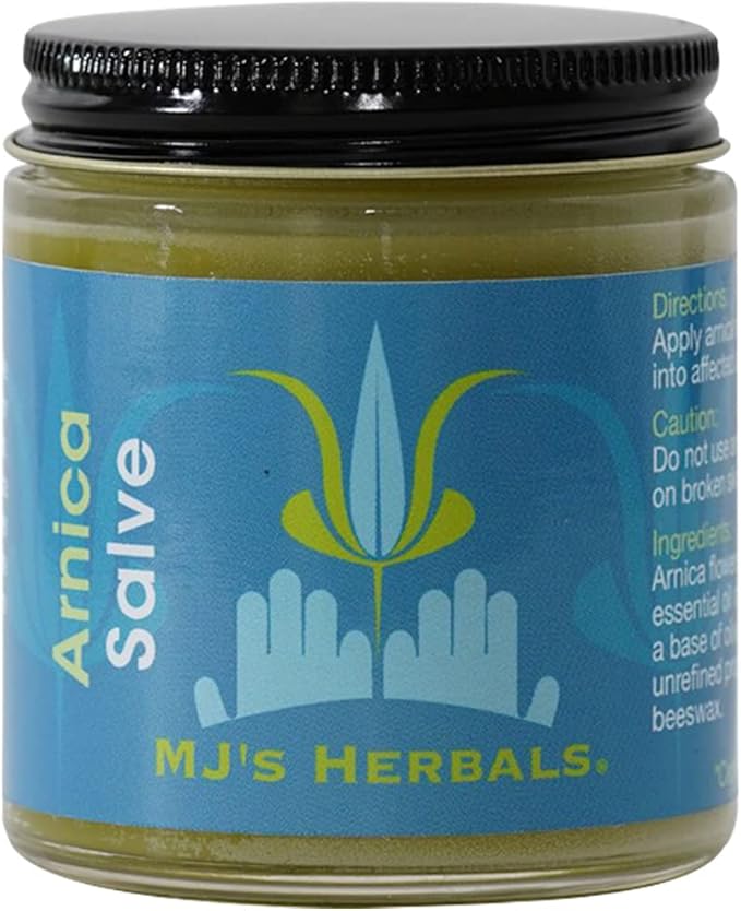 MJ's Herbals Arnica Salve | Maximum Strength, | Fantastic Massage & After Yoga Balm | No Parabens, No Synthetics (4 oz)-VivaGrace Women