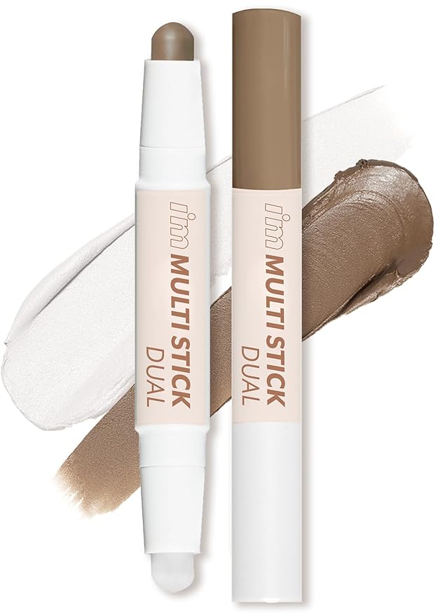 I'M MEME I'm Multi Stick Dual | Two Shade Shading and Highlighting Matte Finish | Suitable for Beginners Portable Size | 002 Cool Contouring-VivaGrace Women