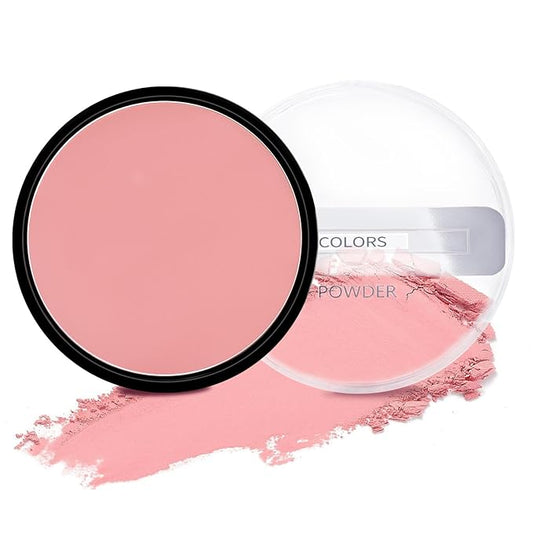 Boobeen Powder Blush Matte Blush, Highly Pigmented Beauty Cream Blush Palette for Create A Natural Cheek Flushed Look, Rich Colors (C-05)-VivaGrace Women