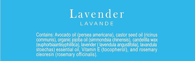 Lavender Lip Balm, Cruelty Free, Vegan Lip Balm Set, Beeswax Free, with Avocado Oil, Organic Jojoba Oil, and Vitamin E, Natural Moisturizer for Dry, Chapped, or Cracked Lips, 3 Tube Set-VivaGrace Women