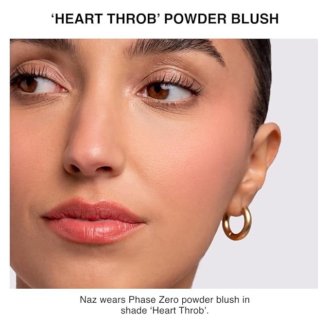 Makeup Powder Blusher - "Heart Throb" - 4g / 0.141oz - Pigmented, Buildable, Lightweight Powder Blush for a Radiant, Healthy, Natural Glow. Versatile Shades - Pink- Warm - Matte finish-VivaGrace Women