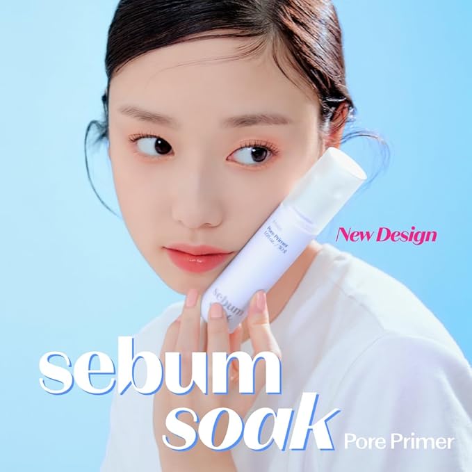 ETUDE Sebum Soak Pore Primer 30ml (23AD) | Long-Lasting Makeup Base with Sebum Control Effect and Matte Finish | Great Pore Coverage | Kbeauty-VivaGrace Women