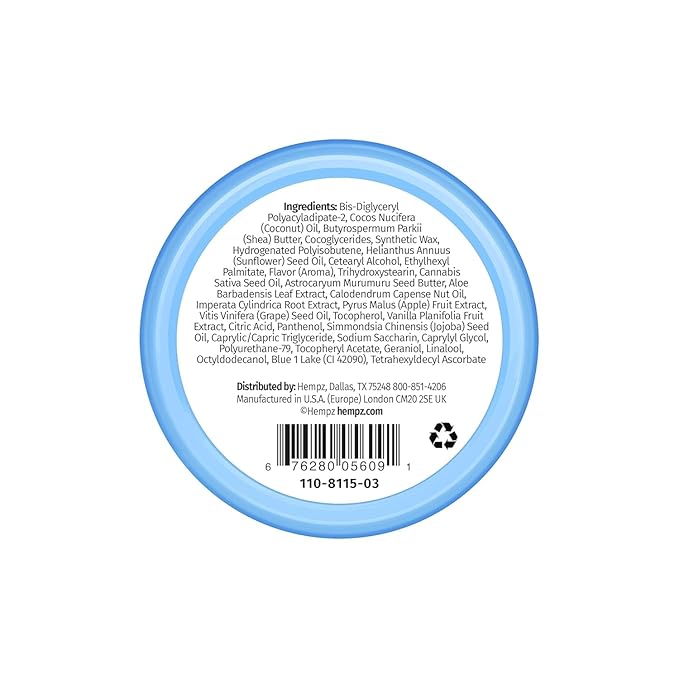 Hempz Hydrating Lip Sleeping Mask - Triple Moisture Fresh Citrus (.70 Oz.) | Overnight Hydrating Lip Balm with Triple Moisture SPF 15 Lip Balm, Ultra Hydrating Lip Care for Men or Women, .44 oz.-VivaGrace Women