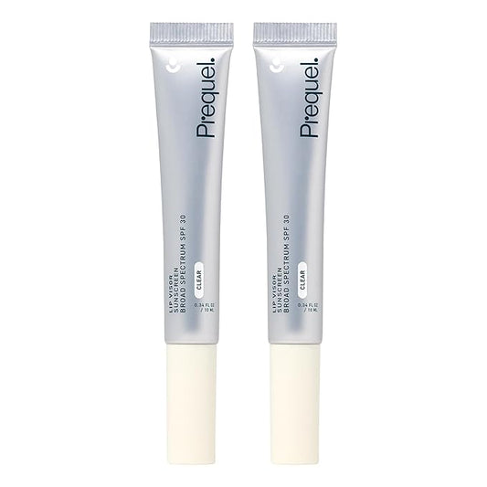 Skin Lip Visor, Clear Lip Balm with SPF 30 PA+++. Mint Flavored with Non-Sticky Finish – Moisturizing Semi Gloss Balm Sunscreen for Daily Use - 2 Pack-VivaGrace Women