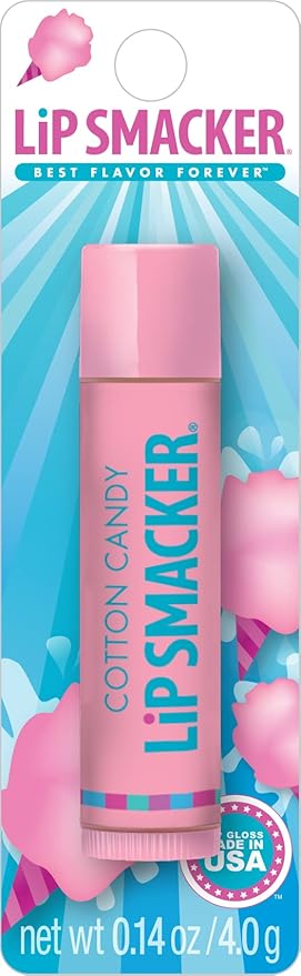 Lip Smackers Best Flavor Forever Lip Balm Trio with Strawberry Watermelon & Dr. Pepper Plus Cotton Candy Lip Balm-VivaGrace Women