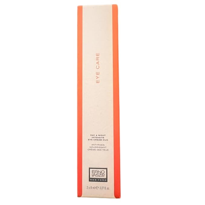 Erno Laszlo Day & Night Anti-Wrinkle Intensive Eye Cream, Mature Skincare, Anti-Aging Eye Cream Helps with Dark Circles, Fine Lines, Crow’s Feet, 2 x 0.27 Fl. Oz.-VivaGrace Women