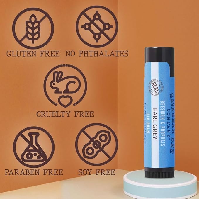 Savannah Bee Company Lip Balm - Lip Moisturizer for Chapped Lips - Hydrating Lip Balm with Pure Honey-VivaGrace Women