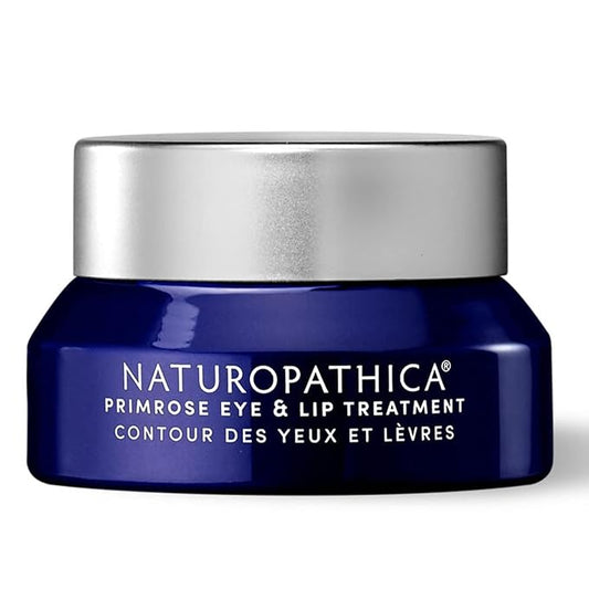 Naturopathica Primrose Eye & Lip Treatment, Wrinkle Remedy and Daily Lip & Eye Cream with Acai Fruit Oil for All Skin Types, 0.5 fl oz (15 ml)-VivaGrace Women
