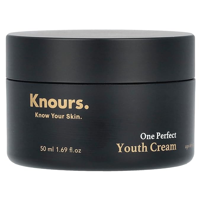 Knours. Moisturizing Shea Butter + Sweet Almond Oil Youth Cream, A rich cream that deeply rejuvenates skin, rich combination of vegan oils - EWG Verified Clean Beauty 50ml 1.69 oz.-VivaGrace Women