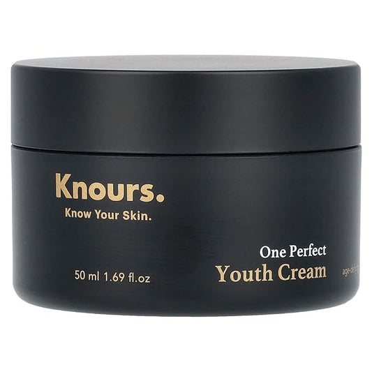 Knours. Moisturizing Shea Butter + Sweet Almond Oil Youth Cream, A rich cream that deeply rejuvenates skin, rich combination of vegan oils - EWG Verified Clean Beauty 50ml 1.69 oz.-VivaGrace Women