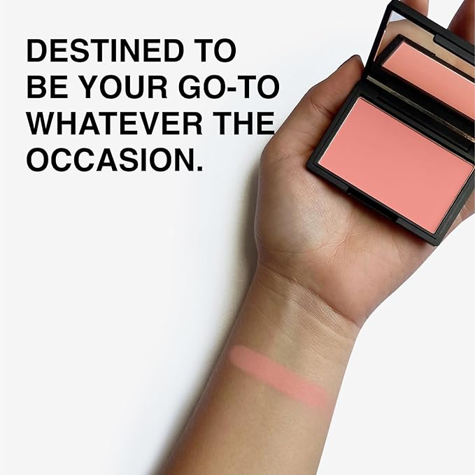 Makeup Powder Blusher - "Heart Throb" - 4g / 0.141oz - Pigmented, Buildable, Lightweight Powder Blush for a Radiant, Healthy, Natural Glow. Versatile Shades - Pink- Warm - Matte finish-VivaGrace Women
