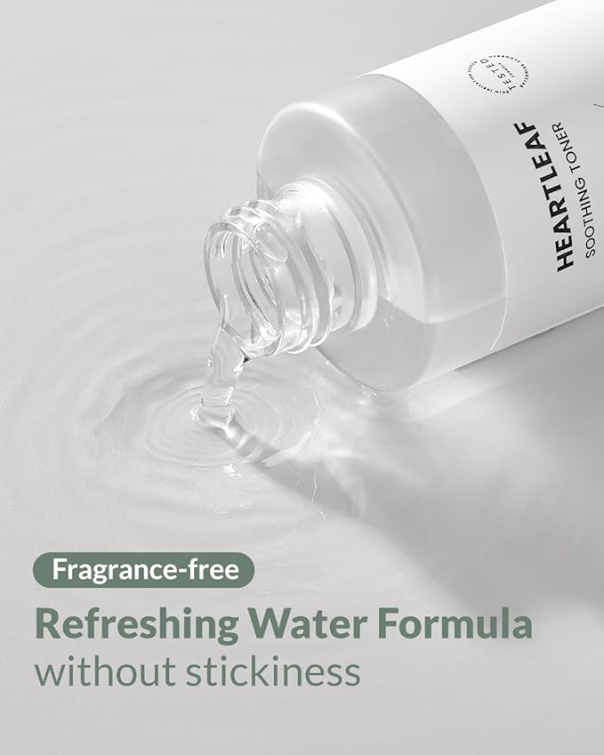 Heartleaf Soothing Moisture Toner - Low pH, 80% Heartleaf Extract, Enriched with Houttuynia Cordata & Green Tea, Clinically Tested, No Irritation - Ideal for Sensitive Skin, 6.76 f l. oz-VivaGrace Women
