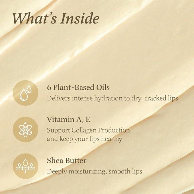 Zeroslash Vegan Lip Butter Stick with Shea Butter & Squalane 0.13oz – Hydrating Lip Balm for Dry, Chapped Lips | Plant-Based Lip Care with 6 Natural Oils | Overnight Lip Mask | Pack of 3-VivaGrace Women