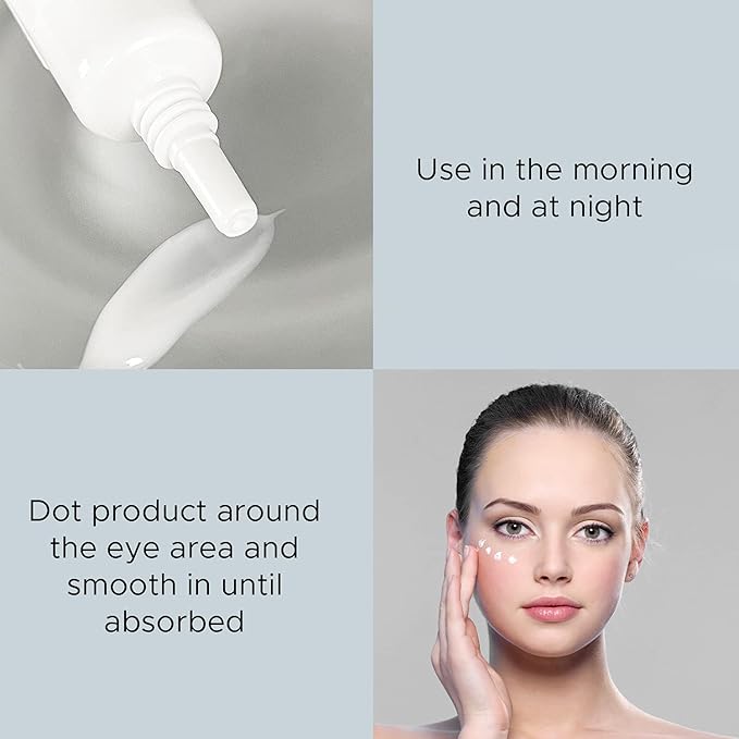 Japanese Anti Aging Firming Eye Cream - Anti Wrinkles & Puffiness - Minimize Bags Under Eyes Fine Lines & Dark Circles - Hydrating and Brightening with Collagen & Arginine (0.35 Fl Oz -10 g)-VivaGrace Women