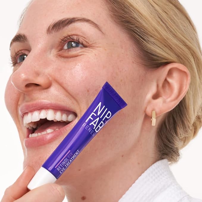Nip+Fab Retinol Fix Eye Treatment Cream 15 ml | Encapsulated Pure Retinol | De-puffs, Firms and Tackles Dark Circles | Vitamin C | Help Smooth Fine Lines | Ceramides and Hyaluronic Acid-VivaGrace Women