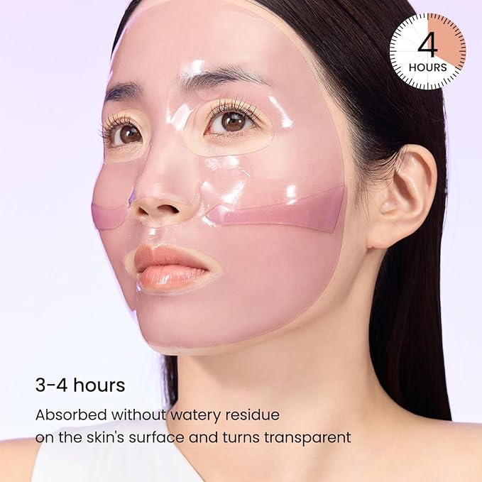 BIODANCE Rejuvenating Caviar PDRN Real Deep Mask, Overnight Hydrogel Mask, Skin Firming & Radiance Boost, Enhancing Recovery for All Skin Types, Korean Skincare | 1.19oz(34g) x 4ea-VivaGrace Women