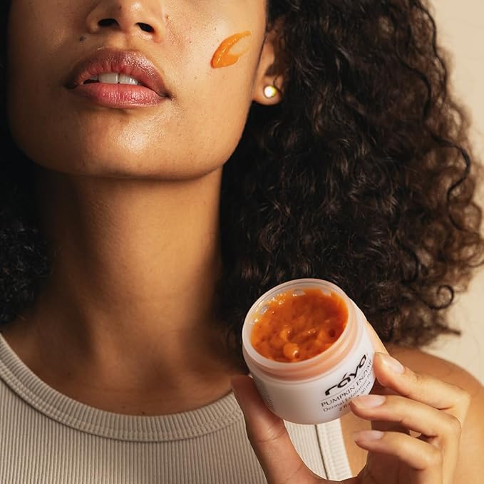 Raya Pumpkin Enzyme Facial Puree (127) | Gentle and Exfoliating Treatment for All Skin | Reduces Fine Lines and Minimizes Pore Size-VivaGrace Women