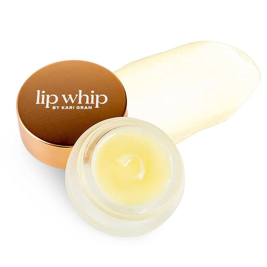 Kari Gran Lip Whip | Moisturizing Lip Balm with Organic Oils | Glossy Sheen + Peppermint | Rich Buttery Texture, Hydrates & Protects | Non-GMO, Organic Ingredients, Made in USA (Naked Peppermint)-VivaGrace Women