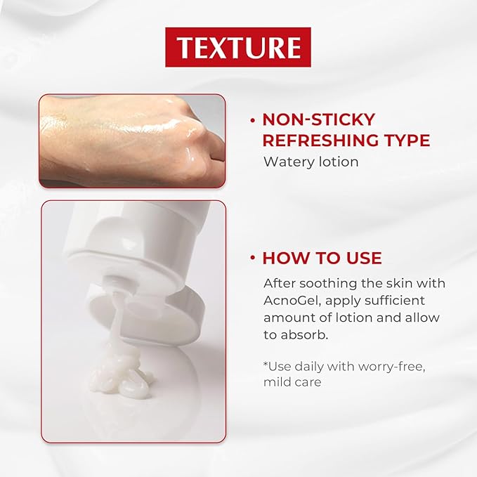 JEU'DEMEURE Korean skin care Acne Control Treatment Lotion for Sensitive Skin, Pimple Breakout, Peptide, Calming, Blemish Acne 2.53 fl oz