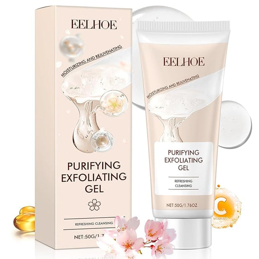 Purifying Exfoliating Gel, Exfoliating Scrub, Deep Cleansing Face, Hydrating and Moisturizing, Face and Body Care Purifying Exfoliating Moisturizing Gel(50g/1.76OZ)