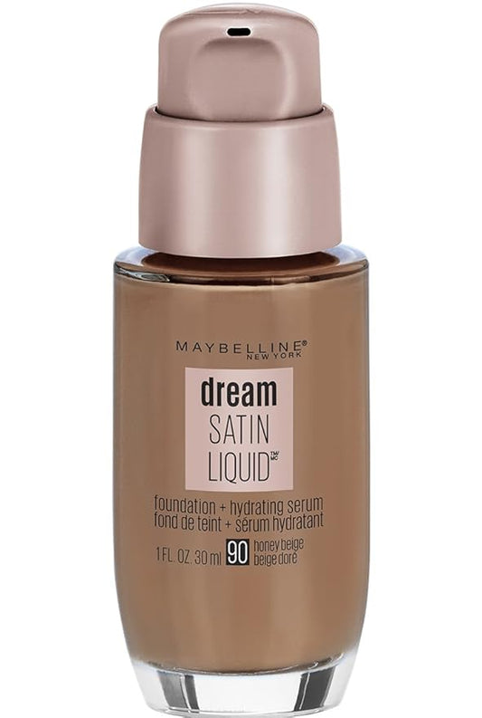 Maybelline New York Dream Satin Liquid Foundation, Honey Beige 1 oz-VivaGrace Women