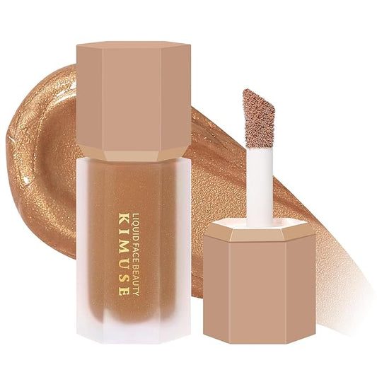 KIMUSE Soft Liquid Contour Stick, Glow Liquid Cream Bronzer, Weightless, Long-Wearing, Smudge Proof, Natural-Looking, Blendable, Bronzer Makeup-VivaGrace Women