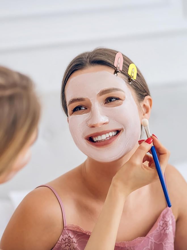 8Pcs No Bend No Crease Hair Clips - Styling Duck Bill Clips Alligator Hair Barrettes for Styling Sectioning Small Gifts for Women Girl Salon Hairdressing Bangs, Yellow & Blue & Pink & Black-VivaGrace Women