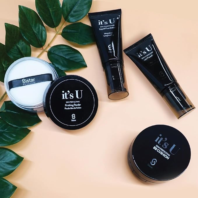 Sistar Skin Perfecting BB Cushion Full Coverage Long Lasting Natural Glow Foundation On The Go Case With Mirror (Tan)-VivaGrace Women