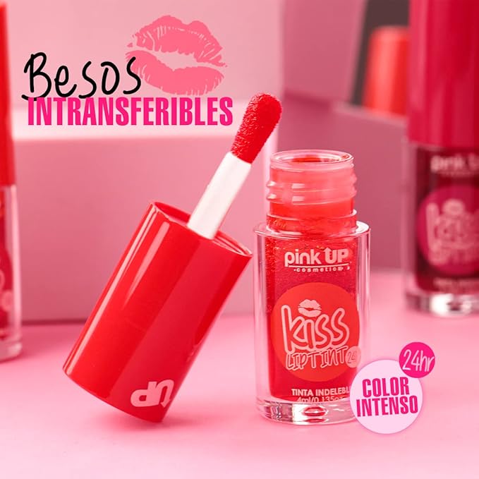 Kiss Lip Tint | Lip Tint Stain | Lip | Long-lasting lip tint | Non-transferable | Intense colours | Natural effect | Lips | Eyes and Cheeks | Non-drying | Color Blossom-VivaGrace Women