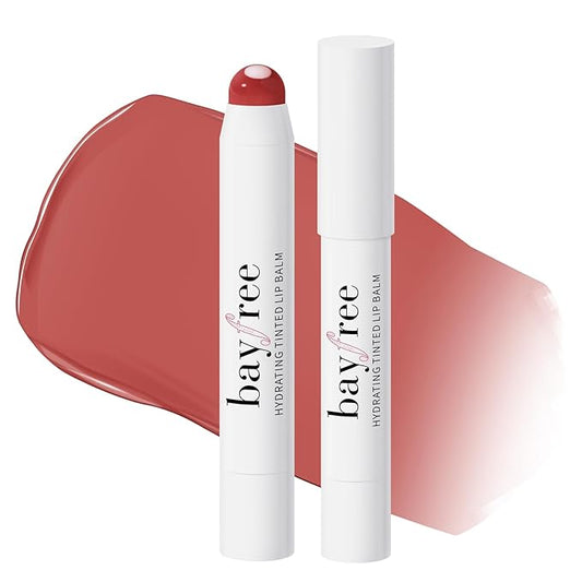 Tinted Lip Balm Plumper, Glossy, Pump Lips, Lightweight, Moisturize & Tint with Jojoba Seed Oil, Vegan Lip Balm Lip Care Present, Tea Camellia-VivaGrace Women
