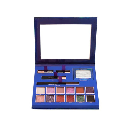 Profusion Cosmetics Euphoric Glam Eyes, Transform Your Appearance with Crystal Face Jewels and More, Sparkle all Day and Night with all in one Eyeshadow Palette to Unleash Your Inner Glam-VivaGrace Women