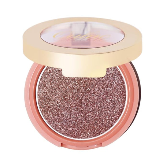 Oulac Shimmer Blush Makeup| 2 in 1 Powdery Blush & Highlighter| Pigmented&Blendable | Shape & Highlight Face| Vegan & Cruelty-Free| 4.8g F02 Love Potion-VivaGrace Women