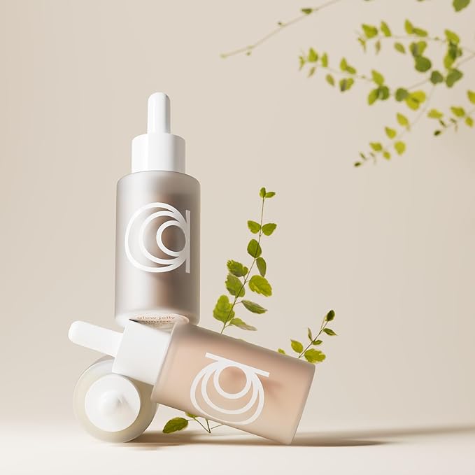Auraiha Glow Jelly Highlighting Serum - Jojoba & Cucumber Infused Superfood Elixir - Intense Hydration for Radiant, Healthy Glow - Vegan - 1 fl oz (sunset, 1oz)-VivaGrace Women