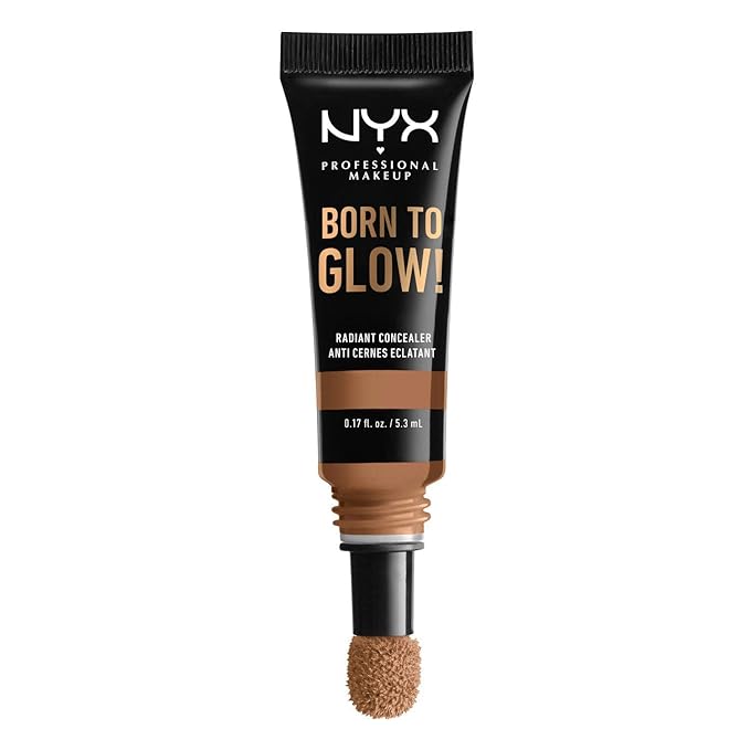 NYX PROFESSIONAL MAKEUP Born To Glow Radiant Concealer, Medium Coverage - Warm Honey-VivaGrace Women