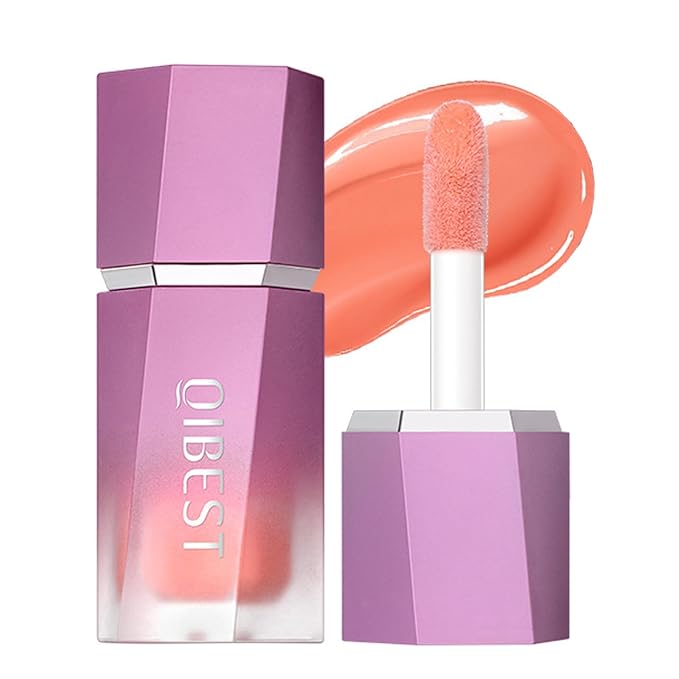 Matte Dewy Liquid Blush, Silky Smooth Cream Soft Blush Stick Natural Matte Finish, Long-Lasting Waterproof and Sweat proof Blush Stick Makeup for Cheek Lip eye, Cruelty-free,01 Pink-VivaGrace Women