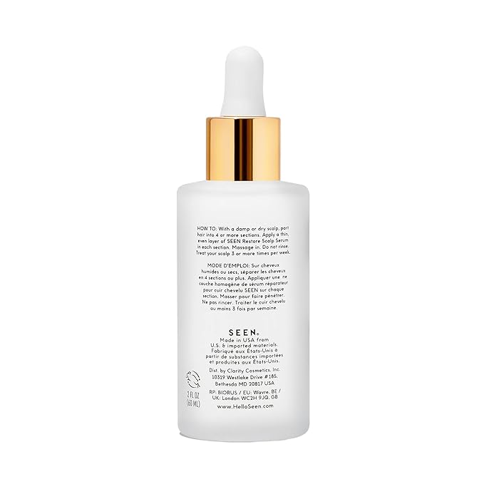 SEEN Restore Scalp Serum, Fragrance-Free - Clinically Proven, Dermatologist-Developed Hydrating Serum, Promotes Healthy Scalp, Safe for Sensitive & Eczema-Prone Skin-VivaGrace Women