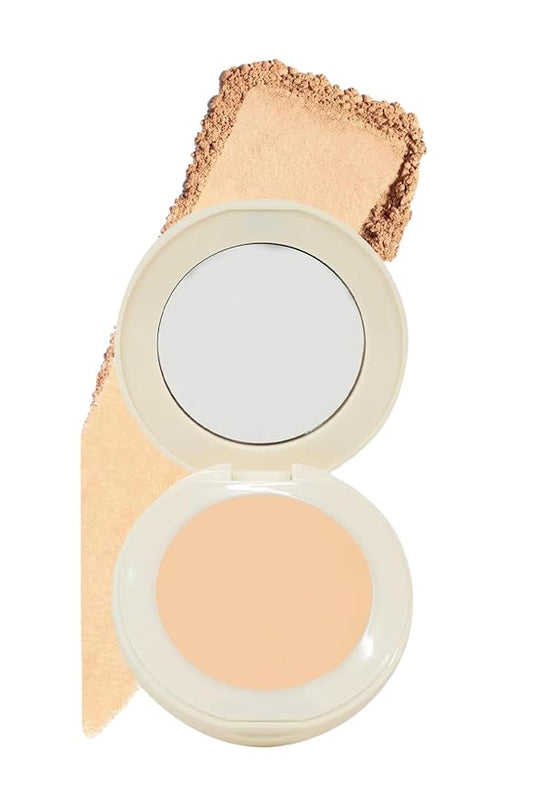 FARMASI Makeup BB All in One Powder, Lightweight, Long-Lasting Medium-Full Coverage with Flawless Finishing, will Look More Natural and Smooth Than Ever, 0.5 oz, Warm Medium-VivaGrace Women