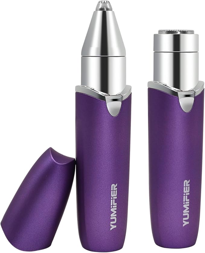 Eyebrow Facial Trimmer, Facial Hair Removal for Women, Smooth & Painless Face Razors Eyebrow Shaver for Women - 2 in 1 Facial Hair Remover & Eyebrow Trimmer with Built-in Battery for Face, Lip, Chin-VivaGrace Women