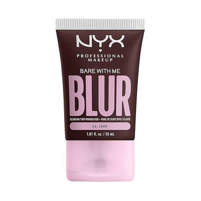 NYX PROFESSIONAL MAKEUP Bare With Me Blur Skin Tint Foundation Make Up with Matcha, Glycerin & Niacinamide - Java-VivaGrace Women