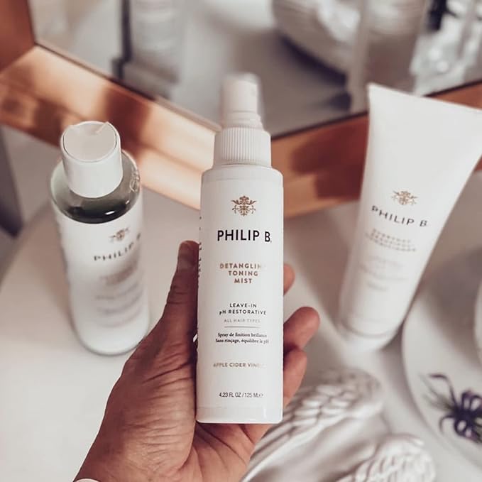 PHILIP B Detangling Toning Mist pH Restorative 2 oz. (60 ml) | Un-Tease Tangles, Leaves Hair Glossy, Smooth and Frizz-Free-VivaGrace Women