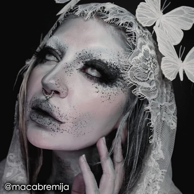 Mehron Makeup CreamBlend Stick | Face Paint, Body Paint, & Foundation Cream Makeup | Perfect for Halloween .75 oz (21 g) (Butterfly Ivory)-VivaGrace Women